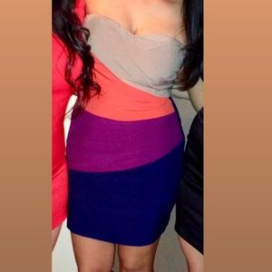 Gianni Bini midi strapless dress